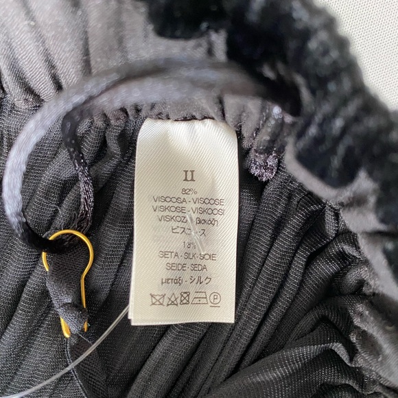 Forte Forte Pleated Velveted Jogger Pants Black - Picture 8 of 9